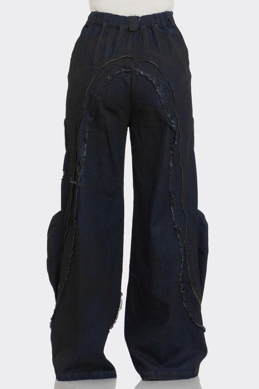Urban Nomad Distressed Cargo Jeans - Leo’s Look Your Best