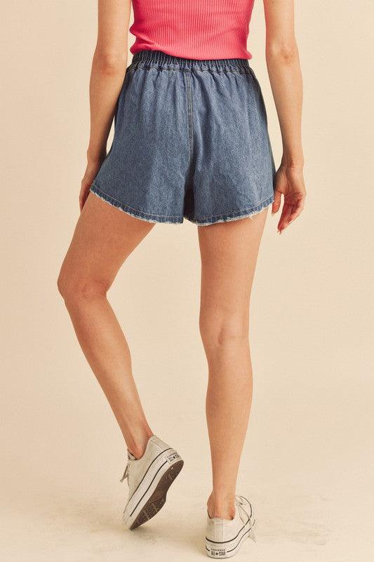 Niccola Denim Shorts - Leo’s Look Your Best
