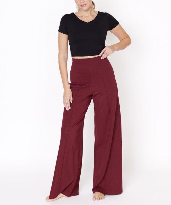 Ponte Wide Leg Pants - Leo’s Look Your Best