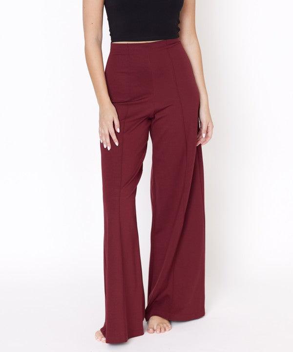 Ponte Wide Leg Pants - Leo’s Look Your Best