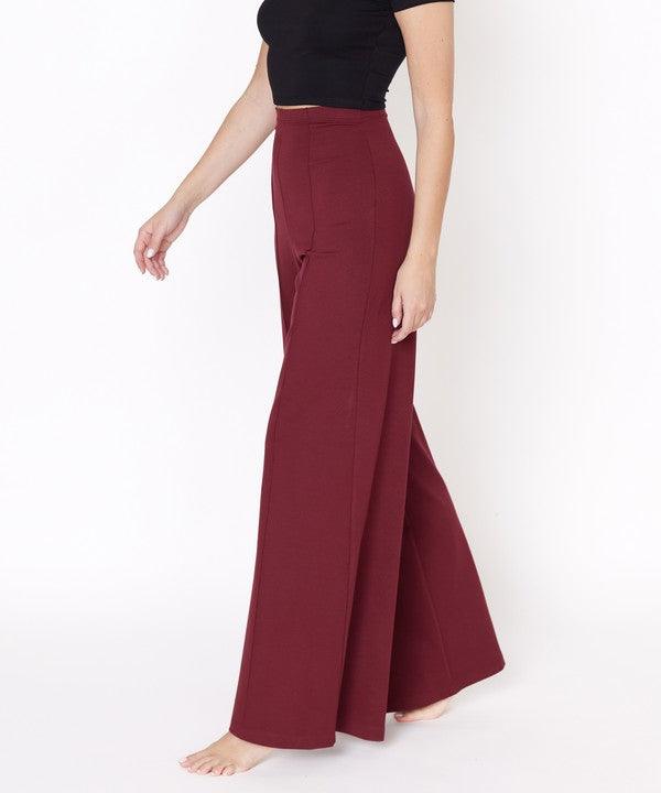 Ponte Wide Leg Pants - Leo’s Look Your Best