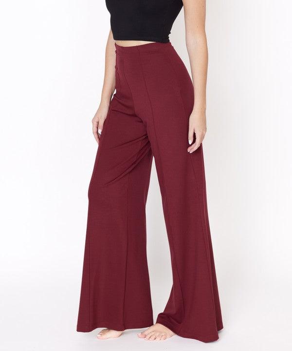Ponte Wide Leg Pants - Leo’s Look Your Best