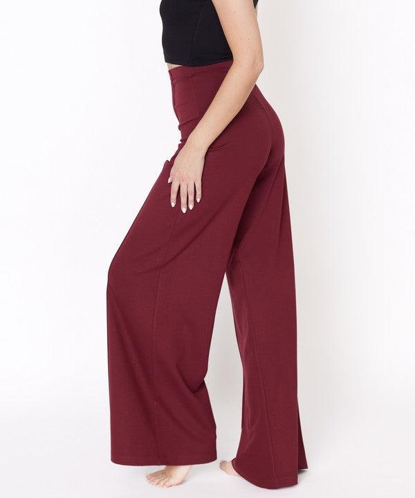 Ponte Wide Leg Pants - Leo’s Look Your Best