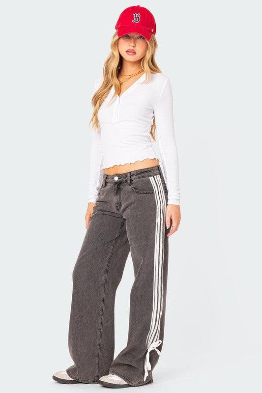 Casual Style Black Denim Jeans - Leo’s Look Your Best