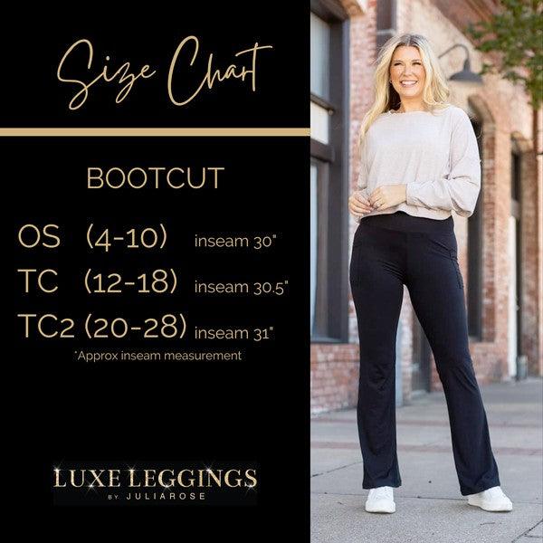 The Jennifer Plaid Bootcut Leggings - Leo’s Look Your Best