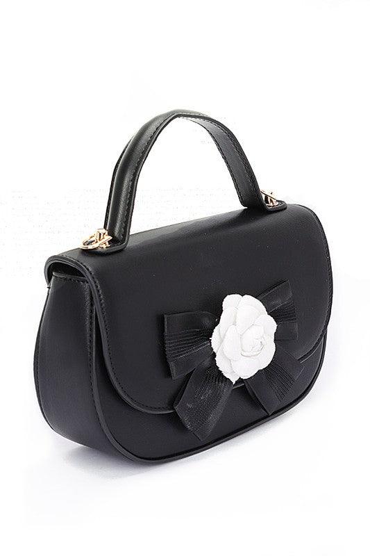 Camellia Flower Top Handle Swing Bag - Leo’s Look Your Best