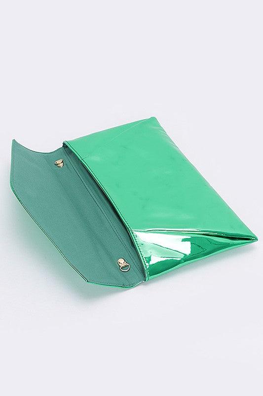 Color Mirror Envelope Clutch Swing Bag - Leo’s Look Your Best