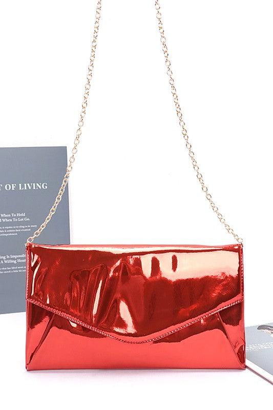 Color Mirror Envelope Clutch Swing Bag - Leo’s Look Your Best