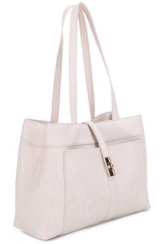 Twist Lock Flap Satchel - Leo’s Look Your Best