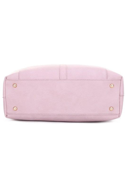 Twist Lock Flap Satchel - Leo’s Look Your Best