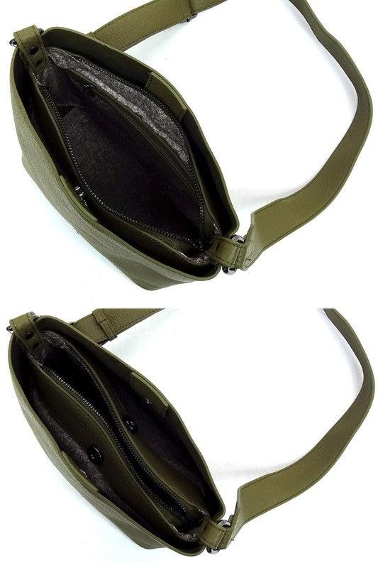 IZA CO Bucket Crossbody Bag - Leo’s Look Your Best