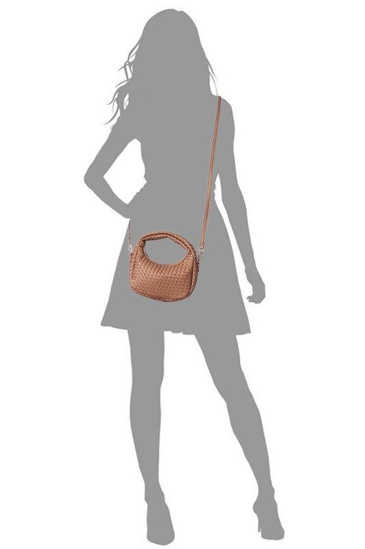 Woven Mini Hobo Shoulder Bag - Leo’s Look Your Best