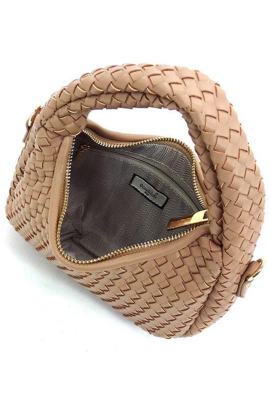 Woven Mini Hobo Shoulder Bag - Leo’s Look Your Best