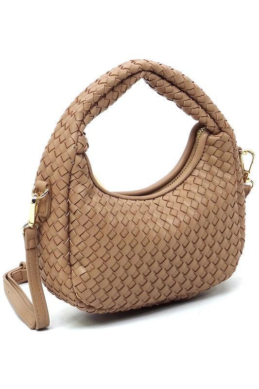 Woven Mini Hobo Shoulder Bag - Leo’s Look Your Best