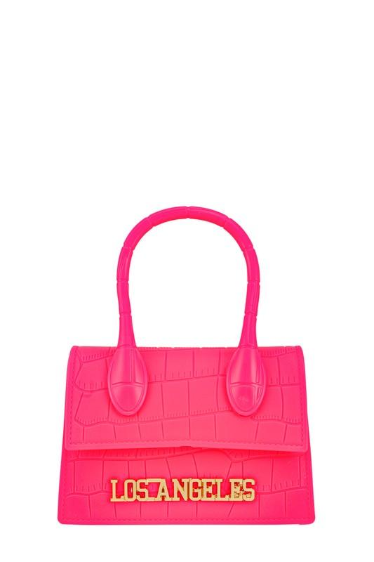 Los Angeles Charm Jelly Chain Crossbody Bag - Leo’s Look Your Best