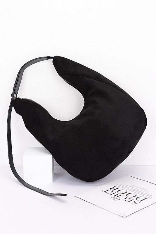 Faux Suede Oversize Shoulder Bag - Leo’s Look Your Best