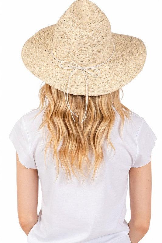Braided Hatband Straw Sun Hat - Leo’s Look Your Best