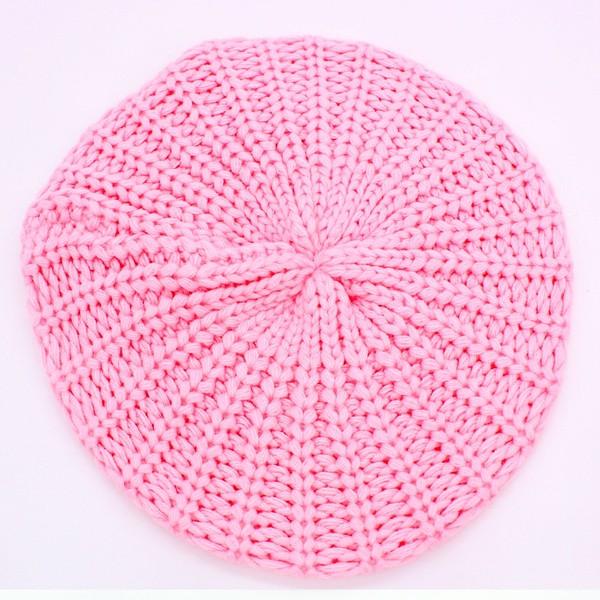 Knitted Cable Knit Fashion Beret - Leo’s Look Your Best