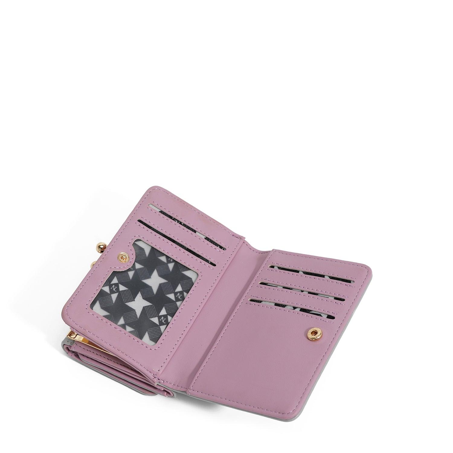 Nicole Lee USA Vegan Leather Trifold Wallet - Leo’s Look Your Best