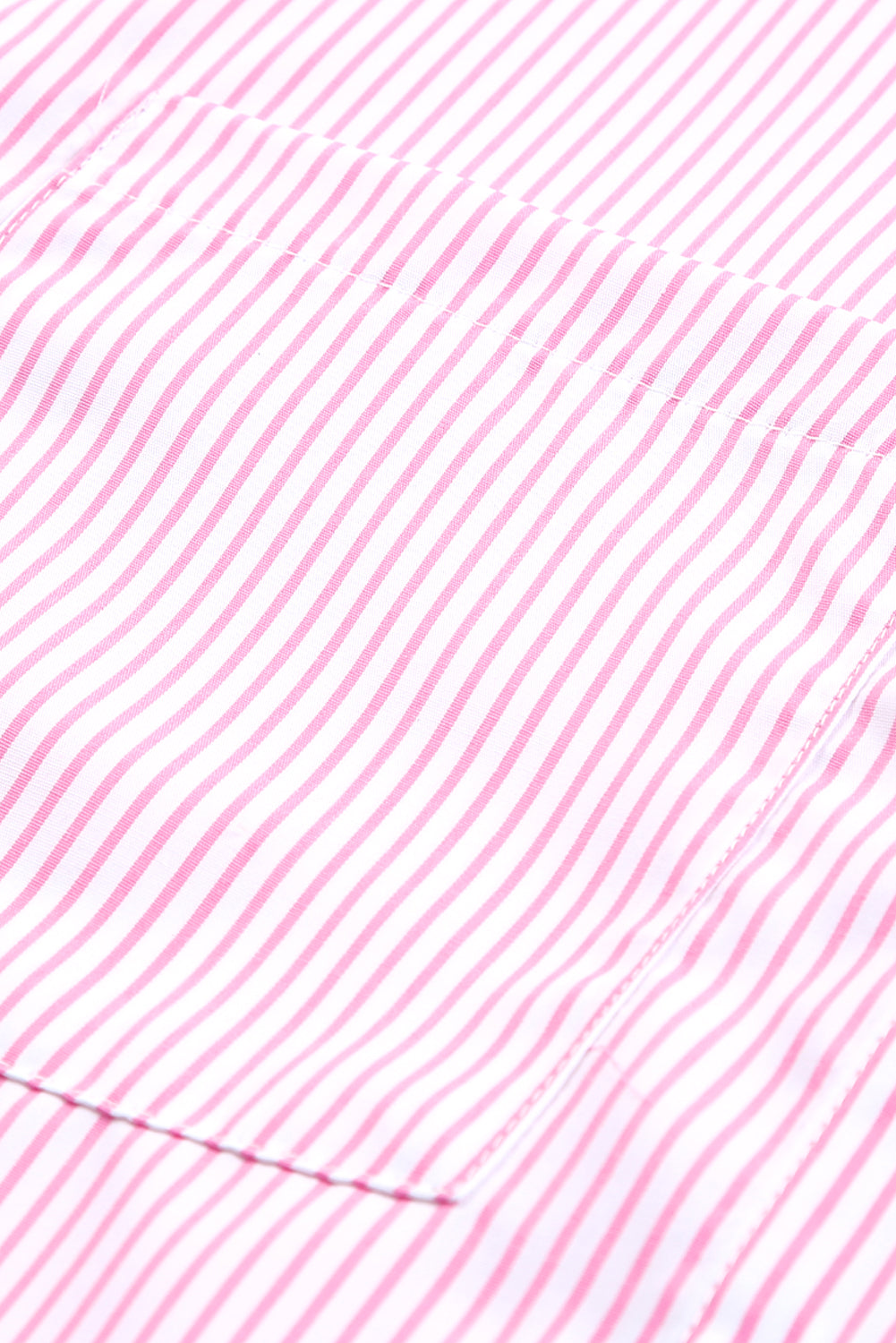 Pink and white striped fabric texture