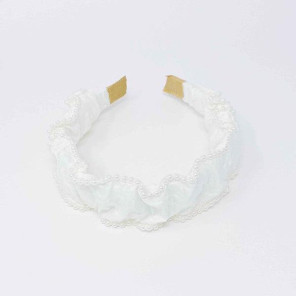 Palace Pearl Embellished Headband - Leo’s Look Your Best