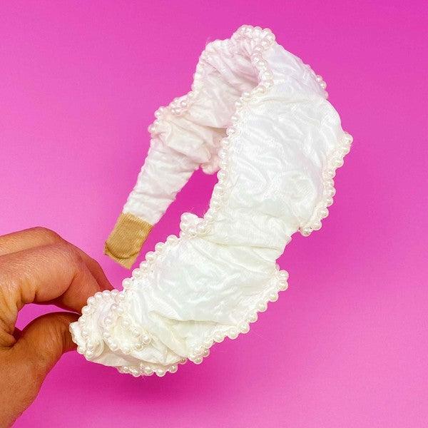 Palace Pearl Embellished Headband - Leo’s Look Your Best