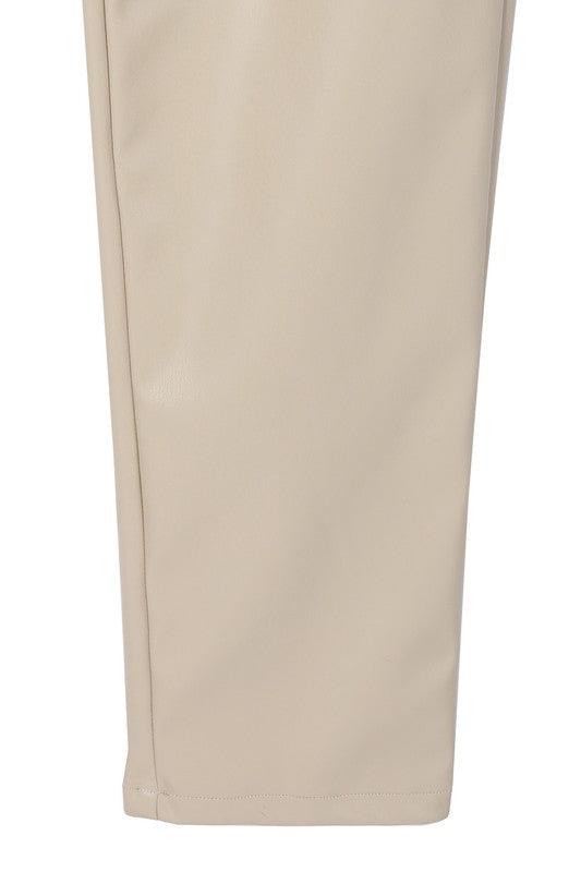 Vegan Leather Pants - Leo’s Look Your Best