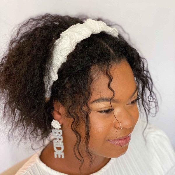 Palace Pearl Embellished Headband - Leo’s Look Your Best
