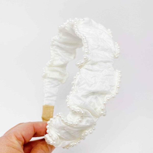 Palace Pearl Embellished Headband - Leo’s Look Your Best