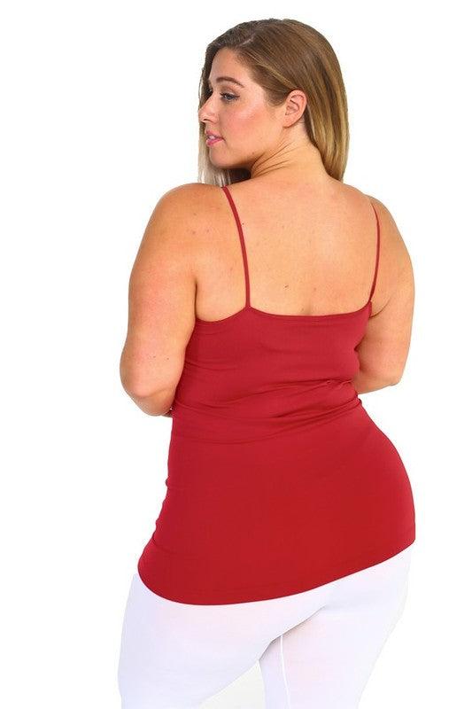 Womens Seamless Triple Criss-Cross Front Cami - Leo’s Look Your Best