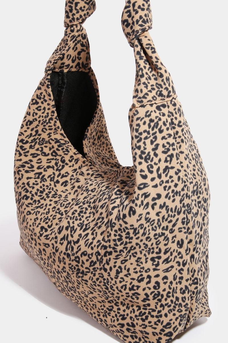 Fame Leopard Knotted Strap Shoulder Bag - Leo’s Look Your Best