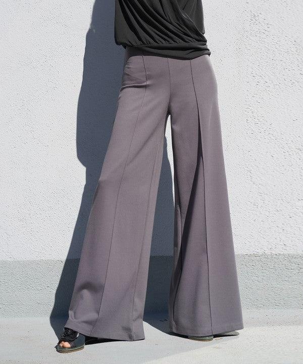 Ponte Wide Leg Pants - Leo’s Look Your Best
