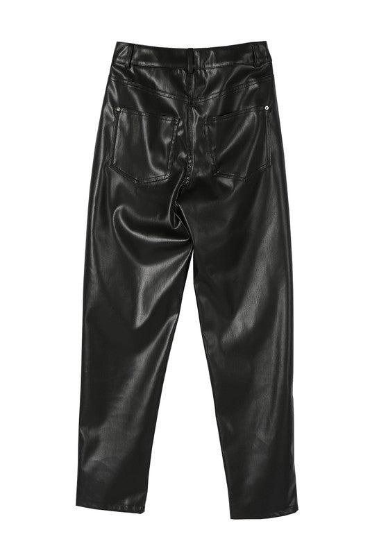 Vegan Leather Pants - Leo’s Look Your Best