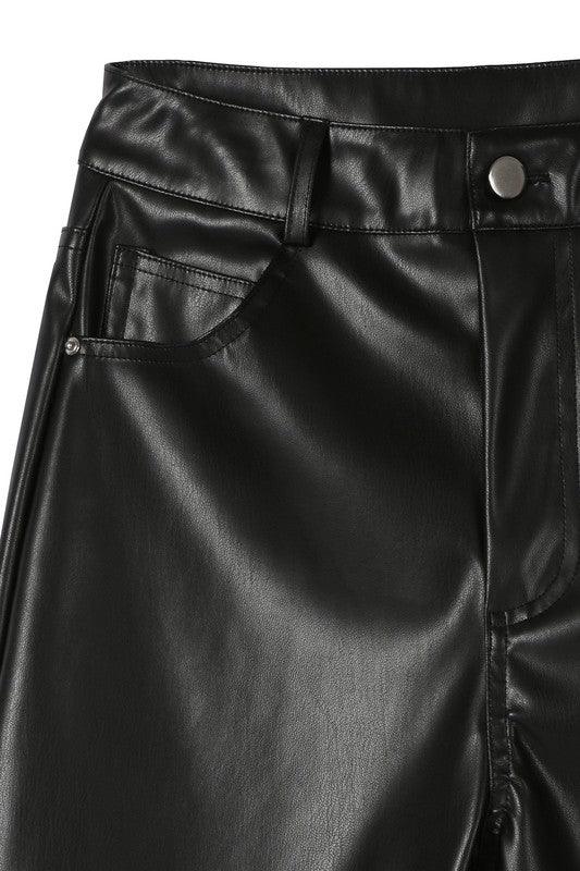 Vegan Leather Pants - Leo’s Look Your Best