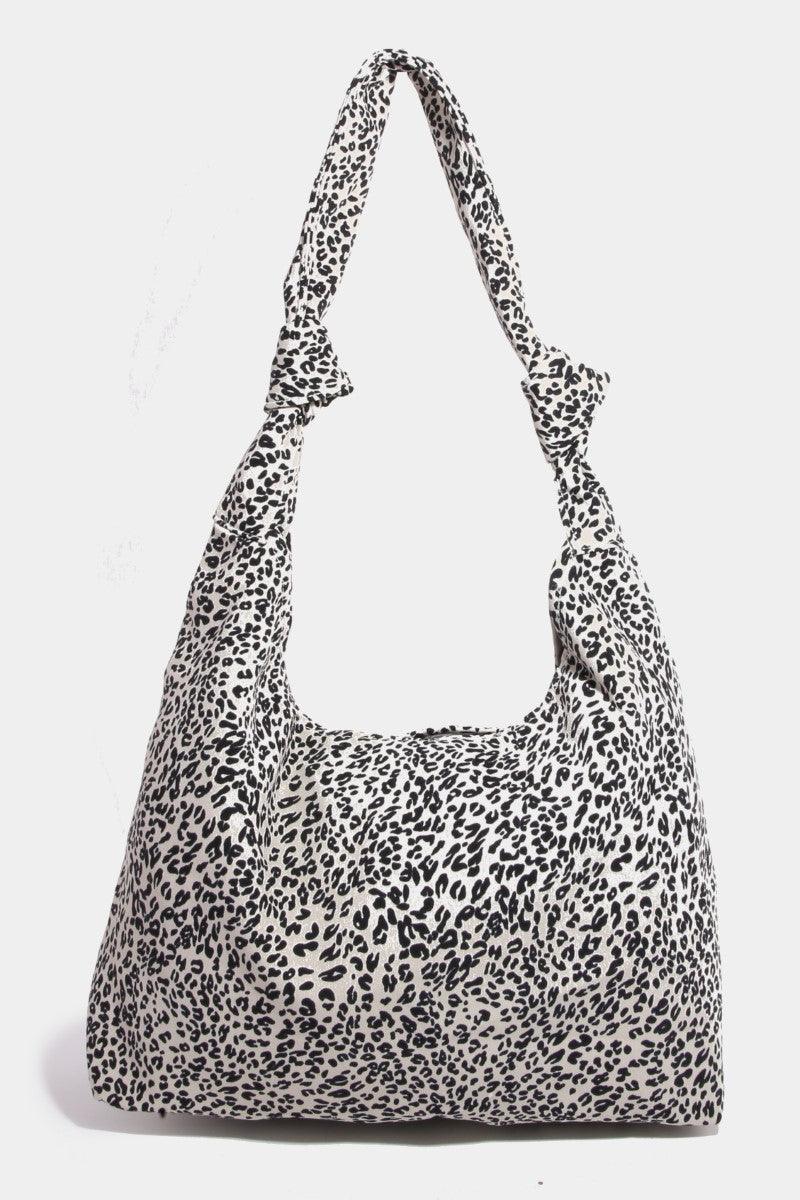 Fame Leopard Knotted Strap Shoulder Bag - Leo’s Look Your Best