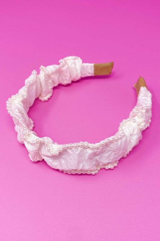 Palace Pearl Embellished Headband - Leo’s Look Your Best