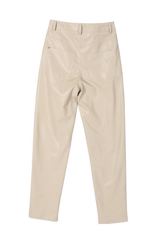 Vegan Leather Pants - Leo’s Look Your Best