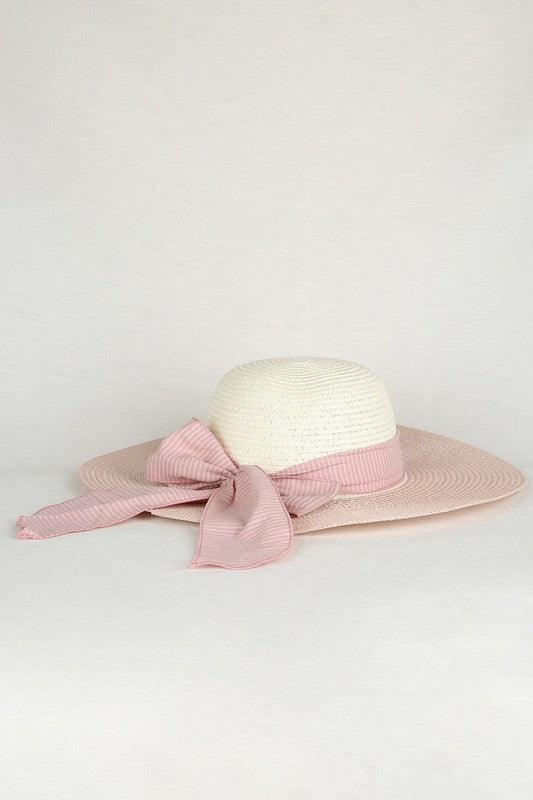 Ribbon Band Straw Hat - Leo’s Look Your Best