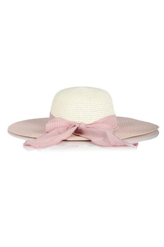 Ribbon Band Straw Hat - Leo’s Look Your Best