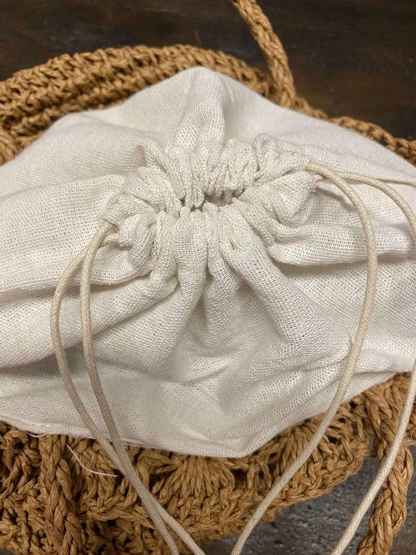 PATTEREND STRAW TOTE BAG - Leo’s Look Your Best