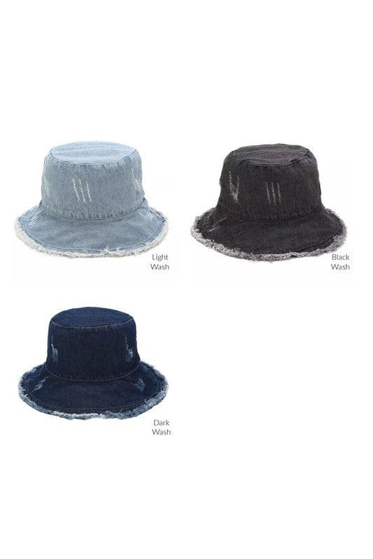 Denim Bucket Hat - Leo’s Look Your Best