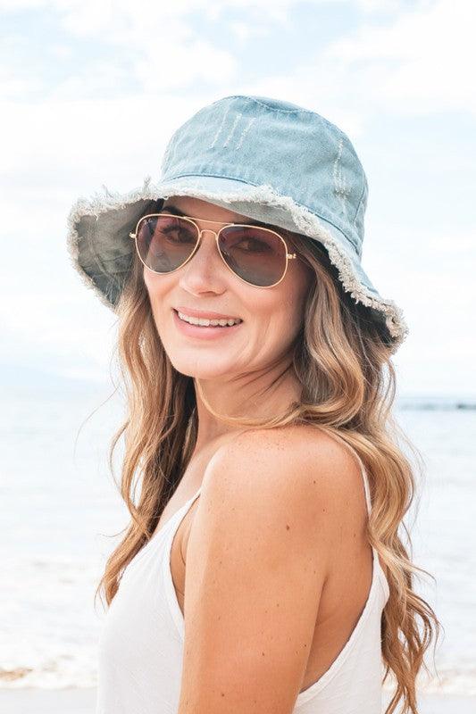Denim Bucket Hat - Leo’s Look Your Best 