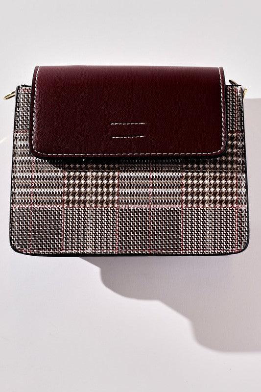 PLAID SHOULDER BAG - Leo’s Look Your Best