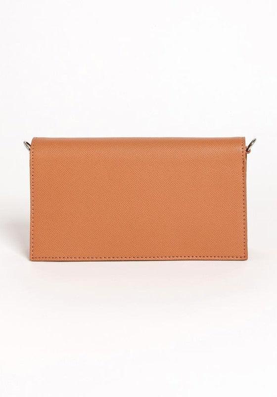 LEATHER FLAP ENVELOPE BAG - Leo’s Look Your Best