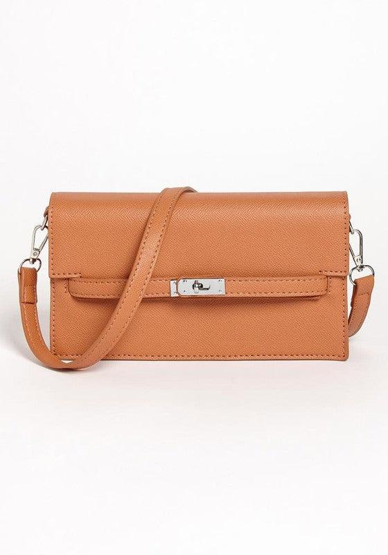 LEATHER FLAP ENVELOPE BAG - Leo’s Look Your Best