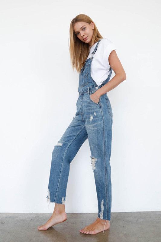 SLIM STRAIGHT OVERALLS - Leo’s Look Your Best