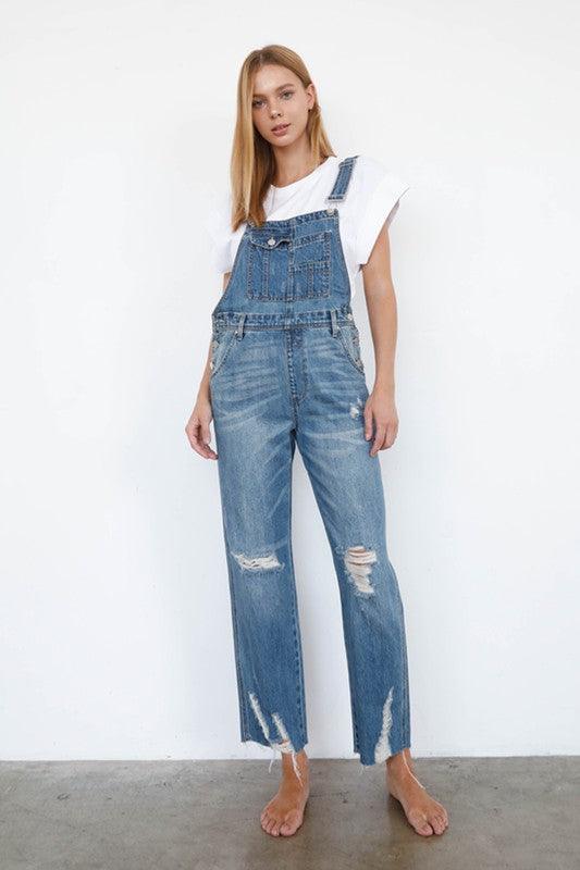 SLIM STRAIGHT OVERALLS - Leo’s Look Your Best