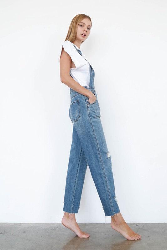 SLIM STRAIGHT OVERALLS - Leo’s Look Your Best