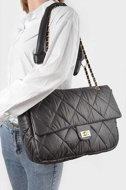 Rhinestone Iconic Top Handle Crossbody Bag - Leo’s Look Your Best