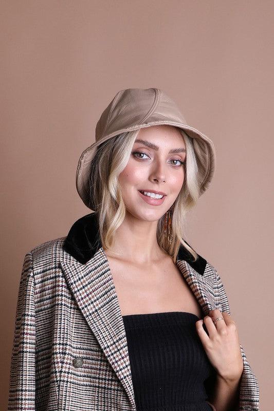 Vegan Leather Bucket Hat - Leo’s Look Your Best